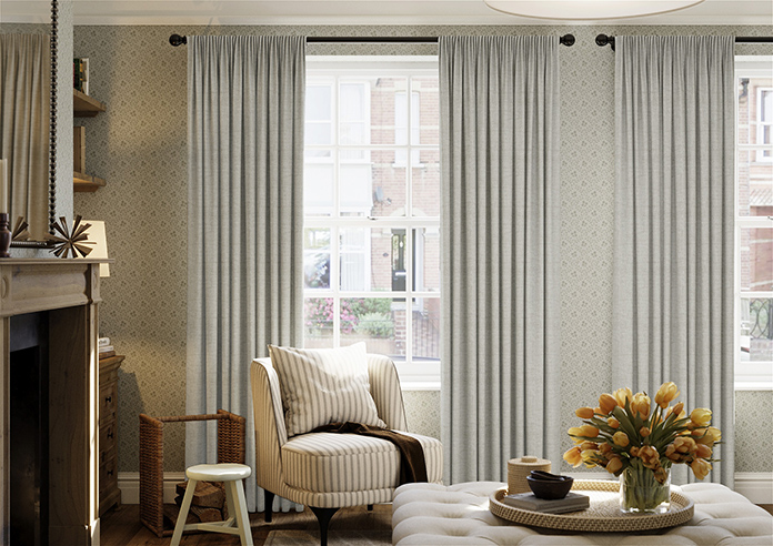 Melrose (Blackout), Silver Rain - Made to Measure Curtains - Image 3